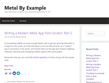 Tablet Screenshot of metalbyexample.com